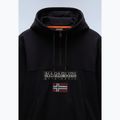 Bluza męska Napapijri Burgee Half Zip Hooded 2.0 black 041 7