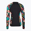 Longsleeve do pływania damski Hurley Fiji Fantasy Zip Front Rashguard black 2