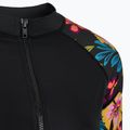 Longsleeve do pływania damski Hurley Fiji Fantasy Zip Front Rashguard black 3