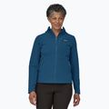 Kurtka softshell damska Patagonia R1 CrossStrata Hoody lagom blue