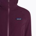 Kurtka softshell damska Patagonia R2 TechFace Hoody night plum 3