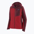 Kurtka softshell damska Patagonia R1 CrossStrata Hoody touring red 9