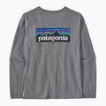 Longsleeve damski Patagonia P-6 Logo Responsibili-Tee gravel heather 4