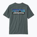 Koszulka męska Patagonia P-6 Logo Responsibili-Tee nouveau green 4