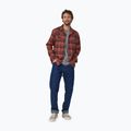 Koszula męska Patagonia Organic Cotton MW Fjord Flannel ice caps/burl red 3