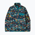 Bluza trekkingowa męska Patagonia LW Synch Snap-T P/O fitz roy patchwork/belay blue 6