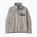 Bluza trekkingowa damska Patagonia LW Synch Snap-T P/O oatmeal heather w/nouveau green 3