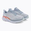Buty do biegania damskie HOKA Clifton 8 Wide blue fog/plein air 4