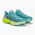 Buty do biegania damskie HOKA Speedgoat 5 coastal shade/green glow 4