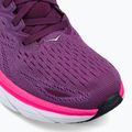 Buty do biegania damskie HOKA Clifton 8 grape wine/beautyberry 7