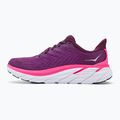 Buty do biegania damskie HOKA Clifton 8 grape wine/beautyberry 9
