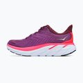 Buty do biegania damskie HOKA Clifton 8 grape wine/beautyberry 11