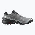 Buty do biegania męskie Salomon Speedcross 6 Wide quiet shade/black/pearl blue 2