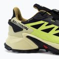 Buty do biegania męskie Salomon Supercross 4 GTX black/leek green/acid lime 10