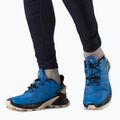 Buty do biegania męskie Salomon Supercross 4 GTX nautical blue/black/rainy 3