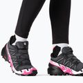 Buty do biegania damskie Salomon Speedcross 6 ebony/white/very berry 3