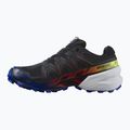 Buty do biegania męskie Salomon Speedcross 6 GTX Blue Fire black/surf the web/safety yellow 3