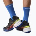 Buty do biegania męskie Salomon Speedcross 6 GTX Blue Fire black/surf the web/safety yellow 5
