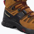 Buty trekkingowe męskie Salomon Quest 4 GTX rubber /black/fiery red 11