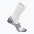 Skarpety do biegania Salomon Aero Crew white/quarry/quiet shade