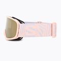 Gogle narciarskie dziecięce Salomon Lumi Flash Jr tropical peach/flash gold 4
