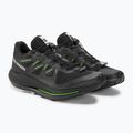 Buty do biegania męskie Salomon Pulsar Trail black/green gecko 4