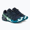 Buty do biegania męskie Salomon Speedcross 6 carbon/tahitian tide/white 4