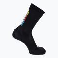 Skarpety Salomon Pulse Race Flag Crew black/ bright red/ lemon