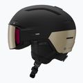 Kask narciarski Salomon Driver Prime Sigma Plus black/light bronze met/blackgold/silver pink 3