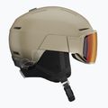 Kask narciarski Salomon Osmo Pro Sigma Photo light bronze met/black/poppy red 2