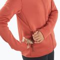 Bluza trekkingowa damska Salomon Essential Midwarm Fz tandoori spice 3