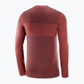 Longsleeve termoaktywny męski Salomon Essential Wool rum raisin 5