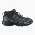 Buty trekkingowe dziecięce Salomon XA PRO V8 Mid WP black/neptune/alaskan blue 9