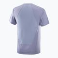 Koszulka męska Salomon Outline Tee blue granite 5