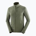 Bluza trekkingowa męska Salomon Essential Lightwarm Full Zip grape leaf 7