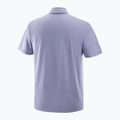 Koszulka polo męska Salomon Trackline Polo blue granite 8