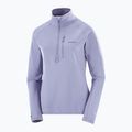 Bluza trekkingowa damska Salomon Essential Lightwarm Half Zip blue granite 6
