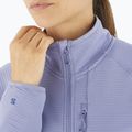 Bluza trekkingowa damska Salomon Lightwarm Full Zip blue granite 3