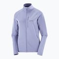 Bluza trekkingowa damska Salomon Lightwarm Full Zip blue granite 6