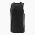 Tank top do biegania męski Salomon Shakeout Core Tank deep black 4