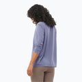 Longsleeve do biegania damski Salomon SHAKEout Core blue granite 2