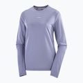 Longsleeve do biegania damski Salomon SHAKEout Core blue granite 4