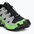 Buty do biegania męskie Salomon Speedcross 6 GTX black/alloy/green gecko 7