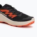 Buty do biegania męskie Salomon Alphaglide black/rainy day/red orange 7