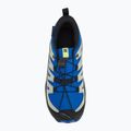 Buty turystyczne dziecięce Salomon XA PRO V8 WP nautical blue/black/sharp green 5