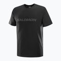 Koszulka męska Salomon Big Logo Tee deep black 4