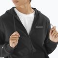 Bluza męska Salomon Logo Full Zip Hoodie deep black 3
