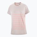 Koszulka do biegania damska Salomon Sense Aero Tee GFX etherea/neon flame 4