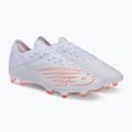 Buty piłkarskie męskie New Balance Furon V6+ Pro Leather FG white 4