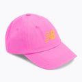 Czapka z daszkiem damska New Balance 6-Panel Curved Brim Snap Back pink